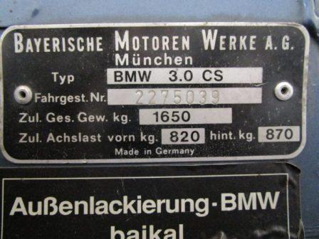 BMW 30 csl 2275039